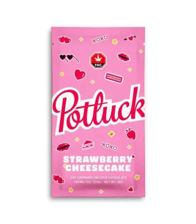 Potluck-Strawberry-Cheesecake-Chocolate 100mg THC