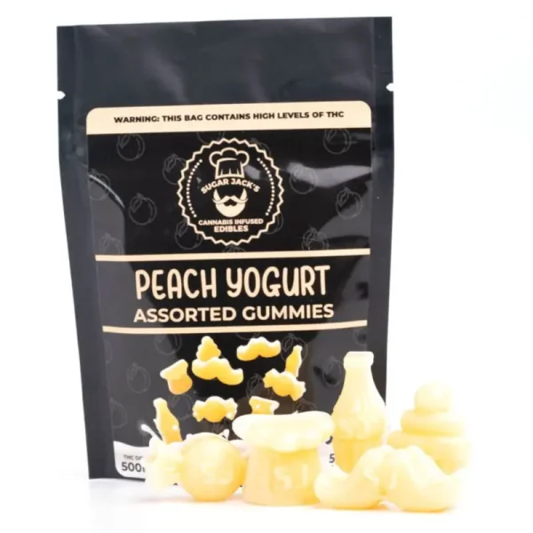 Sugar Jacks-Peach-Yogurt-Gummies-500MG