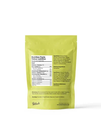 Back-View-Of-Potluck-Pear-CBD-Gummies-200mg
