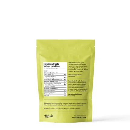 Back-View-Of-Potluck-Pear-CBD-Gummies-200mg