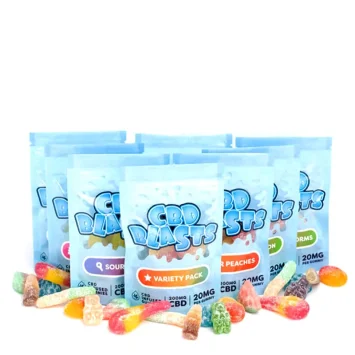 CBD Blasts Assorted Flavours 200mg CBD