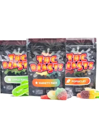 THC Blasts 500mg gummies