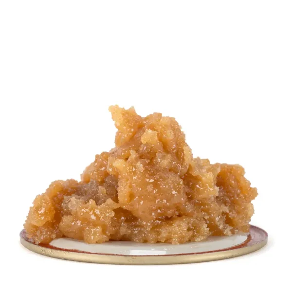 orange creamsicle live resin showcasing its sticky quality