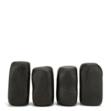 4 rectangles of strawberry kush hash lined up in a row