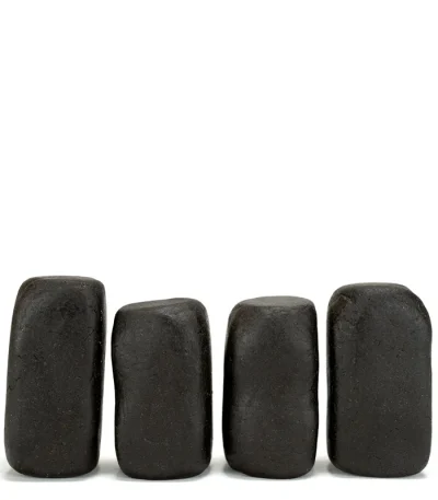 4 rectangles of strawberry kush hash lined up in a row