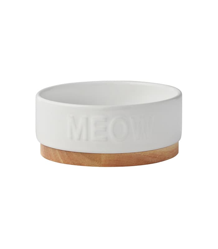 pet-product-cats-supplies-5-0.jpg Frisco Round Meow Non-skid Ceramic Cat Bowl - Image 1