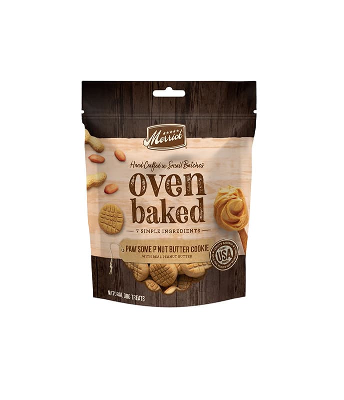 pet-product-dogs-treats-16-0.jpg Merrick Oven Baked Paw'some Peanut Butter - Image 1