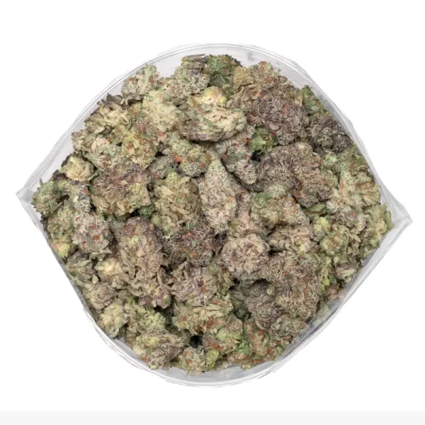 Jelly Breath cannabis buds high definition close up showcasing dense structure
