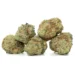 Wedding Cake smalls grouped with frosty pale-green nugs with orange accents