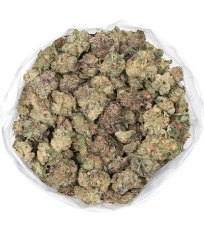 alien cookies marijuana buds overhead shot