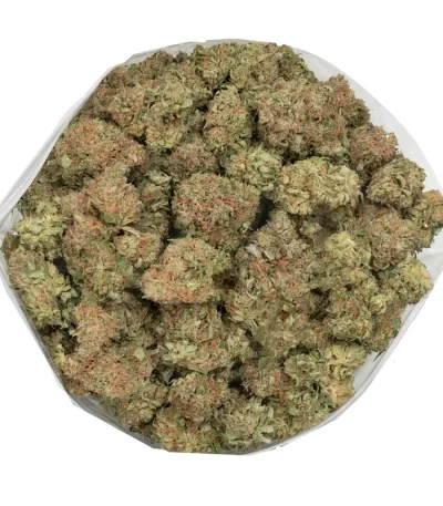 detailed-overhead-photo-of-pink-tuna-kush-buds