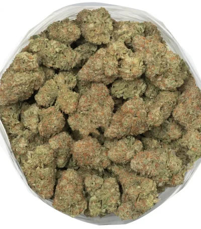 large bag of nuken marijuana strain buds