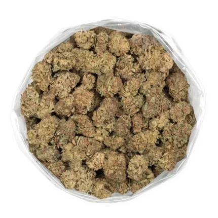 macro birdseye close up Acapulco Gold buds shot