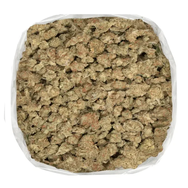 peaches and cream strain sticky popcorn marijuana buds