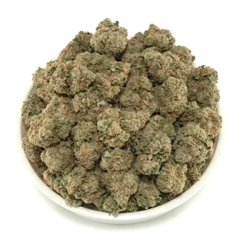 sticky bowl of wedding pie marijuana buds