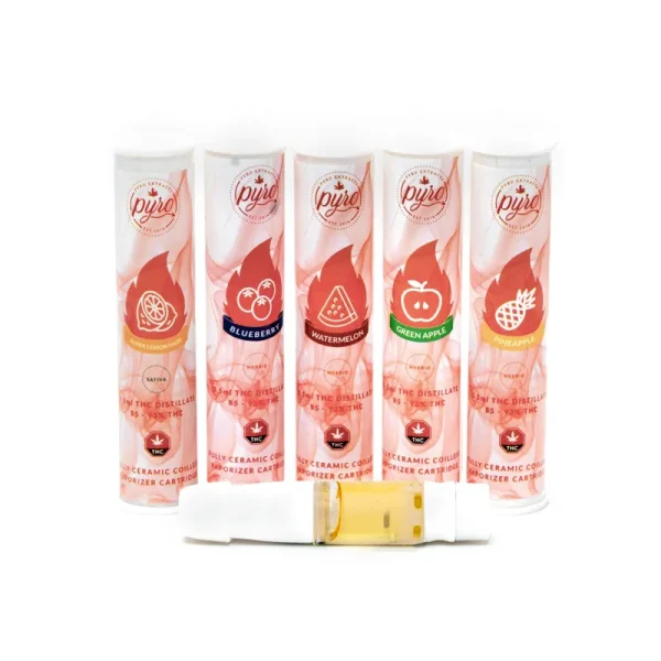 Ceramic Vape Cartridge Pyro Extracts 1ml